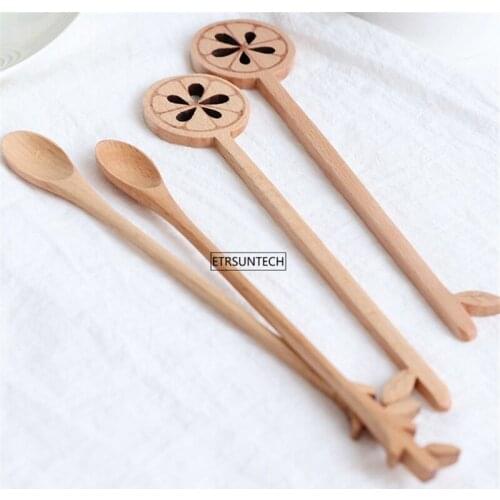 50pcs Long Handle Mixing Spoon Bar Stirring Spoon for Cocktail Ice Cream Mixing Stir Spoon Bar Tool