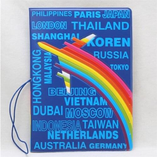 Cartoon Football Passport Holder Cover Men Women Storage Organizer Card PU Case Busines Credit Wallet Travel Accessories