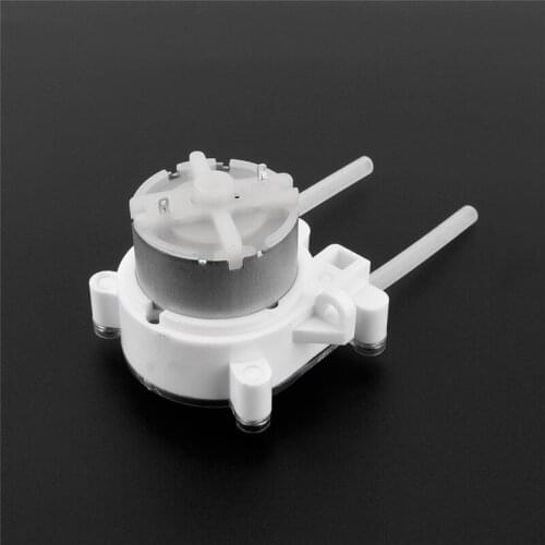 1Pcs 6V DC Dosing pump Peristaltic Dosing Head with Water Pipe for aquarium chemicals dosing additives