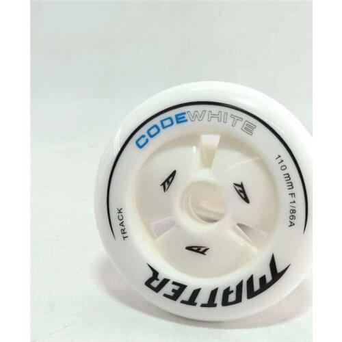 Super Worth MATTER white code white speed wheel F1 competition 86A road track 110mm inline skates wheels 110 marathon grip tyres