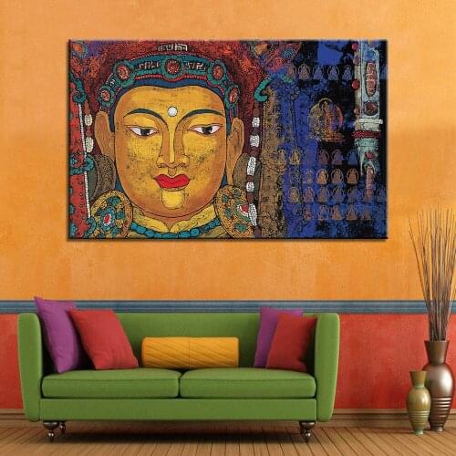 2017Oil painting Confucian classics Tibetan auspicious works of art Painting Home Decorative Art Picture Paint on Canvas Prints