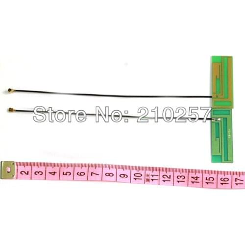 Free Shipping 10pcs 3dbi Laptop Mini Pci Network Card Gsm 2G 3G Aerial Internal Antena Ipex Connector