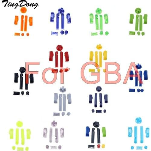 Multi-Color Replacement Buttons Keypads L R A B Buttons For Gameboy Advance Buttons Frame For GBA D Pads Power ON OFF Buttons