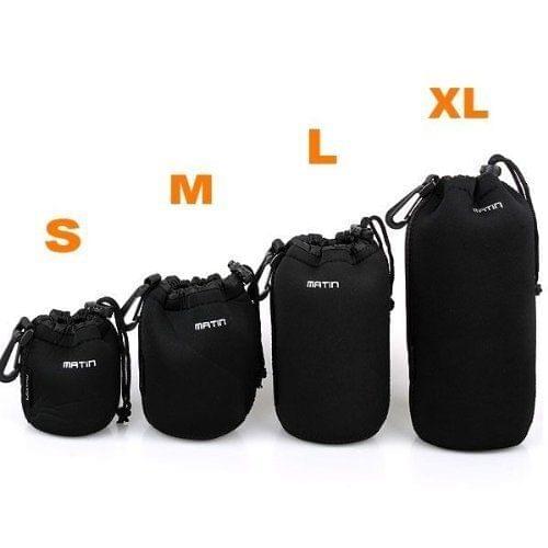 Southbay 4PCS Matin Neoprene Soft Waterproof Camera Lens Pouch bag Case S+M+L+XL