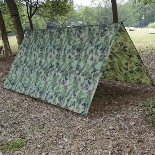 Sun Canopy Camouflage Sun Shelter Anti Ultraviolet Radiation Beach Tent Waterproof UV Awning Folding Camping Sunshelter 1x1.45m