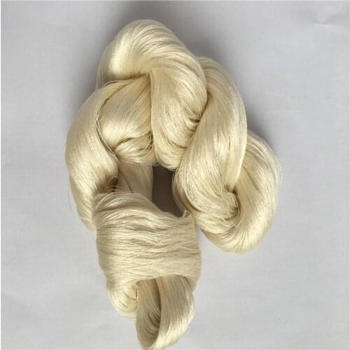 Undyed 100%silk 150 yarn natrural silk fiber raw mulberry silk yarn