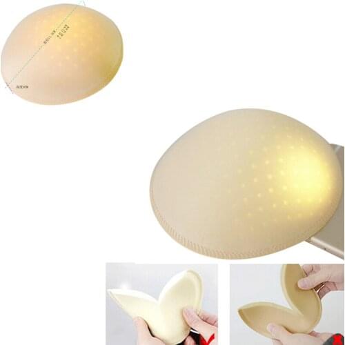 NEW 11.5cm Women Sponge Foam Push Up Bra Pads Enhancer Swimsuit Padding Inserts Cups Breast Bra Bikini Swimwear Chest Pad Dia