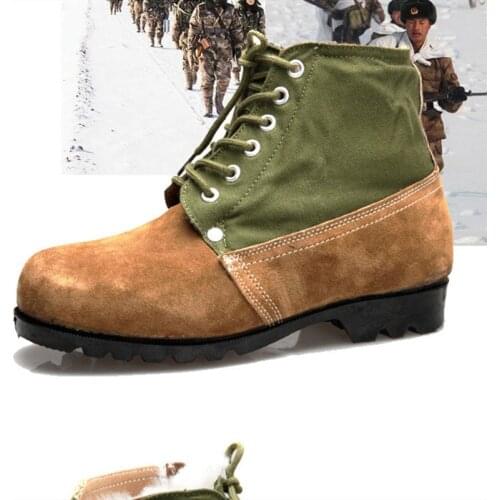 Outdoor Hiking Strongman Snow Boots Labor Insurance Quinquagenarian Cotton-padded Male Cold-proof Keep Warm Pure Wool Shoes