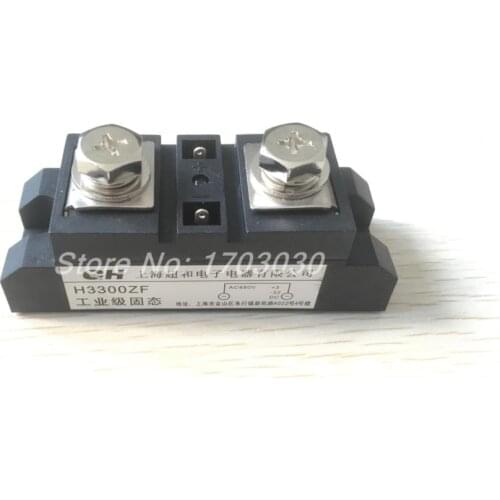 DC to AC 3-32VDC 480VAC 300A SSR Solid State Relay w LED Light