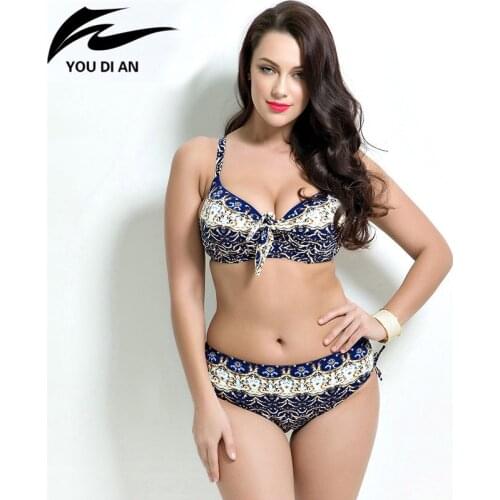 Sexy Plus Size Bikinis Women Swimwear Swimsuit Brazilian Push Up Bikini Set Large Cup Biquini Bathing Suits