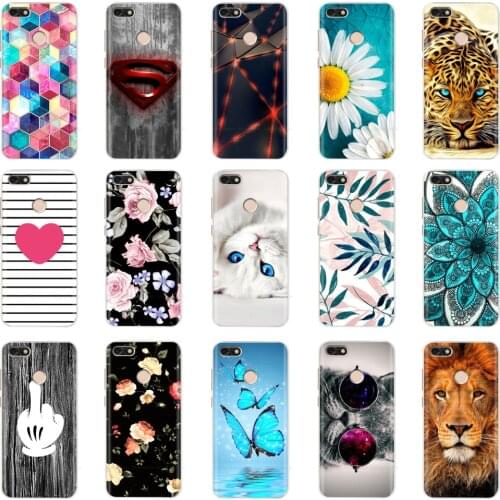 Silicon Case for Huawei P9 Lite Mini Case 5.0" Soft TPU Silicone Painting Back Cover For Huawei P8 P9 Lite 2017 Case Phone Shell