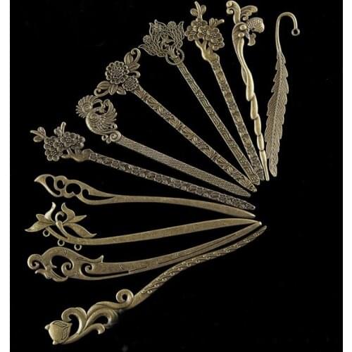 Vintage Hair Stick Pick Alloy Pins Chinese retro Style Chopsticks Ethnic Hair pin Sticks Women Hairpins Jewelry Accessories