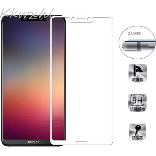 9H Tempered Glass For Sharp Aquos S3 Full GULE Cover 9H Protective film case Screen Protector For Sharp Aquos D10