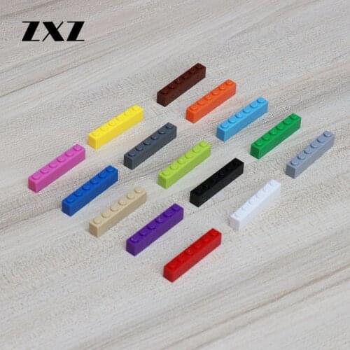 100PCS MOC City Building Blocks Bricks 1x6 Dots Toys for Children Build Game Compatible 3009 Bricks Kids Best Technik Friends