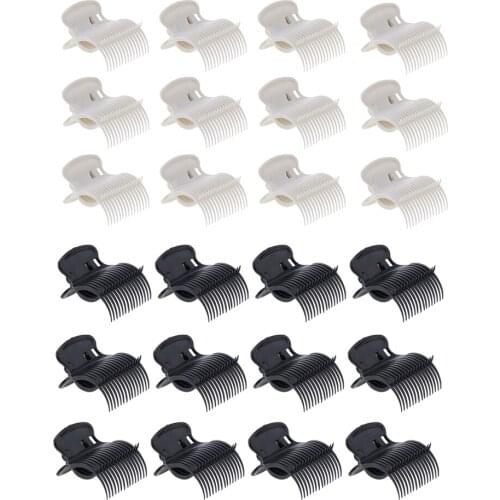 12Pcs Universal Plastic Clips for Heated Rollers