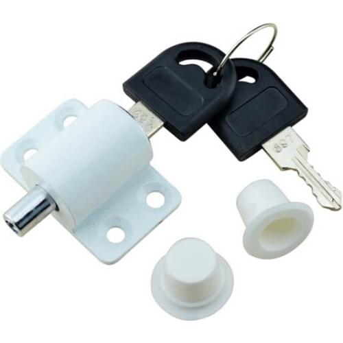 20 pieces/lot free shipping sliding window lock with key child safety protection lock anti-theft door lock push window