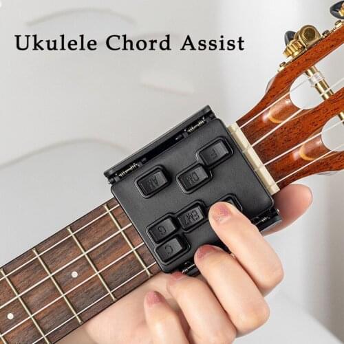 23 inch 26 inch Ukulele Chord Assist Stringer Exercise aid One-key chord Professional tuning bamboo charcoal string press