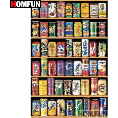HOMFUN 5D DIY Diamond Painting Full Square/Round Drill "Shelf snack" 3D Embroidery Cross Stitch gift Home Decor A05084