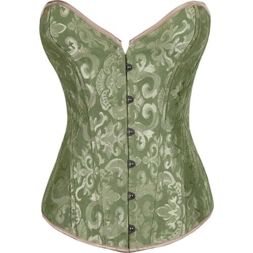Jacquard Bone Palace Corset Gothic Corset Women Sexy Underbust Corset Corset Overbust Corset Sexy Plus Size Zip Floral Women