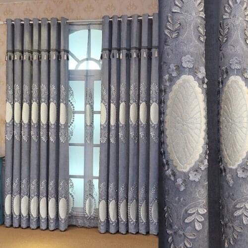 European Luxury Curtains for Window Curtains Styles for Living Room Elegant Drapes European Curtains Embroidered curtains