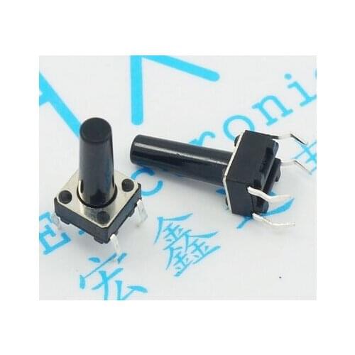 6*6*14MM pin Tact Switch 6*6*14-pin button key switch Hot wholesale free shipping