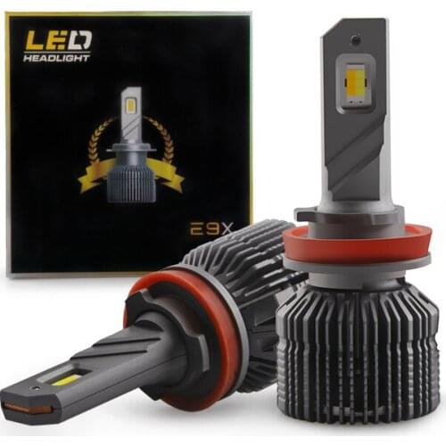 QZP Car Headlight Bulbs H4 H7 Led 12000Lm H1 H3 H11 H27 880 9005 9006 3 Color Change 3000K 4500K 6500K Auto Fog Lamps