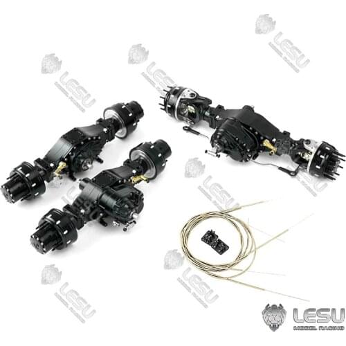 LESU Front Rear Reduction Wheel Axle Shaft Differential 1/14 6*6 Spare Part DIY TMY RC Truck TH16729-SMT3