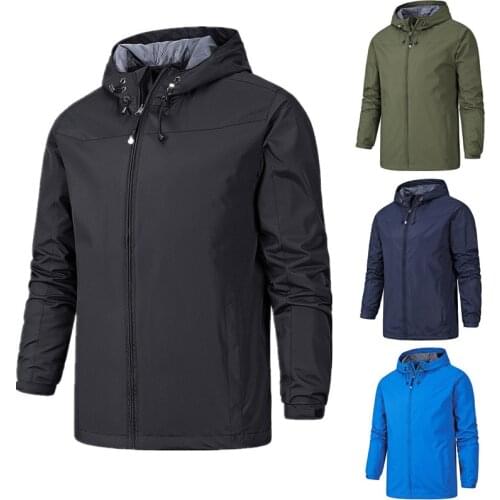 Winter Waterproof Hooded Jacket Jacket Mens Winter Jacket Parka Mens Windproof and Fleece Thickening Warm Windproof Coat Men