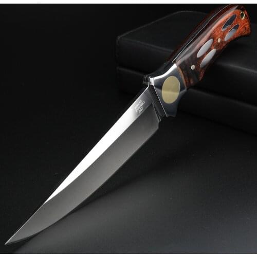 Outdoor Hunting Survival Knife D2 Blade Rescue Knife Camping self-help knife