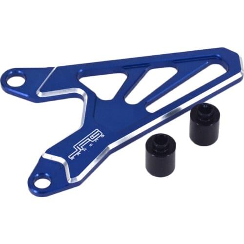 Blue Motorcycle Front Sprocket Chain Crash Guard Side Protector Cover for Yamaha WR250F WR450F 2016