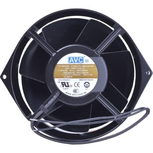 AVC D3KB1755BBH3WAW AC 230V 0.12A 170x55mm Server Cooling Fan