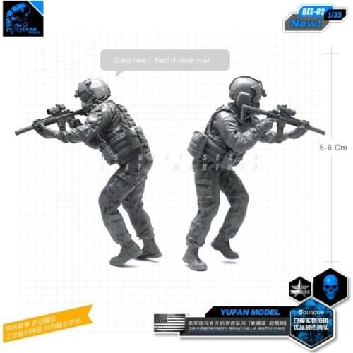 Yufan Moled 1/35 Figure Members Of Modern Us Rescue Soldier 1/35 Resin Soldier Bee-02