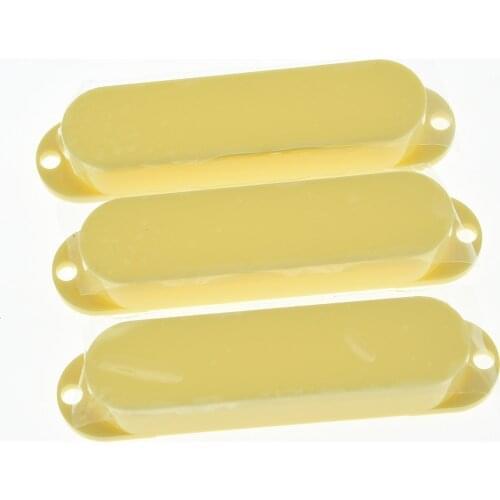 Cream ST Closed Single Coil Pickup Cover Sealed Pickup Covers