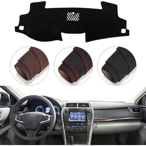 Console Dashboard Suede Mat Protector Sunshield Cover Fit For Toyota Camry XV50 2012-2017