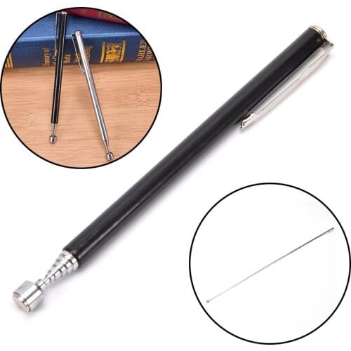 1pc Portable Adjustable 1.5/2LBs Magnetic Telescopic Pick Up Rod Stick Extending Magnet Handheld Tool Length About 12.5cm
