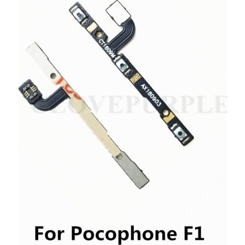 10pcs/lot For Xiaomi Pocophone F1 Power on off Volume up down Side button Flex Cable For mi F1