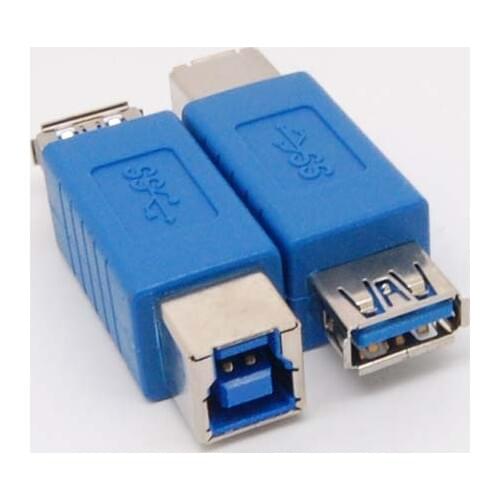 10pcs premium usb3.0 A Female to Printer B Female coupler adapter converters