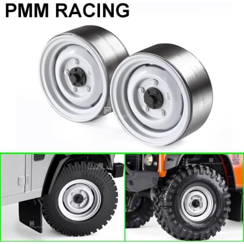2PCS 1.9 inch metal Classic Retro wheels hub For 1/10 RC Crawler Car Traxxas TRX4 Defender D90 D110 SCX10 TRX6 VS4 Upgrade parts