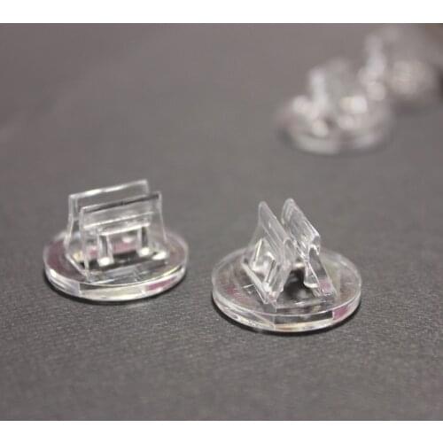 20Pieces Plastic Cards Stand Unique Transparent Fixed Props for 2mm Paper Board Games Cards