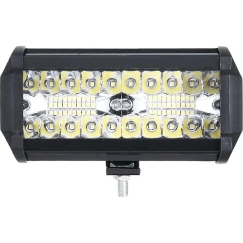 Car LED Work Light Bar 200W Birght White 6000K Mounting Bracket Flood Spot Beam Offroad 4WD SUV Driving Fog Working Lamp