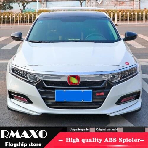 For Honda Accord Body kit spoiler SBST 2018-2019 For Accord ABS Rear lip rear spoiler front Bumper Diffuser Bumpers Protector