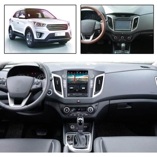 For Hyundai ix25 Creta Cantus 2014-2019 10.4" tesla style vertical screen android 9.0 Six core Car GPS radio Navigation