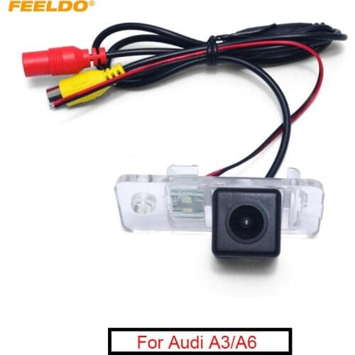 FEELDO 1Set Special Car Rear View Camera For Audi A3(2012~present)/A6(2004~2011) Sedan Parking Camera #AM4361