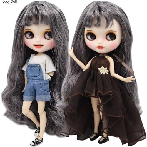 ICY Factory Blythee Doll Customized Face 1/6 Bjd White Skin Joint Body New Matte Face With Teeth, 30cm BL10499016