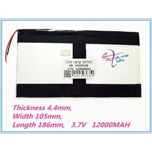 [L216] 3.7V,12000mAH,44105186 (polymer lithium ion / Li-ionbattery ) for tablet pc; V971quad core,V972 quad core