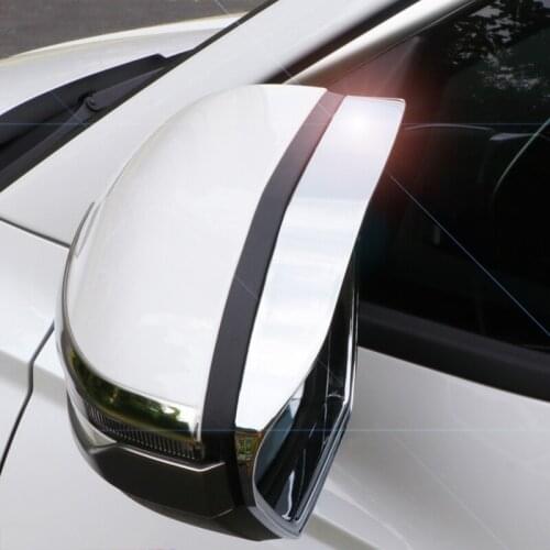 Lsrtw2017 Car Rearview Mirror Rain Shield Frame Chrome Cover Trim for Hyundai Tucson 2021 Nx4 Accessories Auto Styling