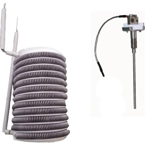 Heating chamber with coil for 1kg and 2kg Melting Furnace, and thermocouple mini gold melting furnace part accessory