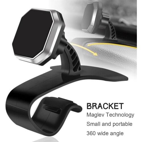 New Arrival 1pc Universal Mobile Phone Holder Dashboard 360 Degree Adjustable In Car Magnetic Phone Holder