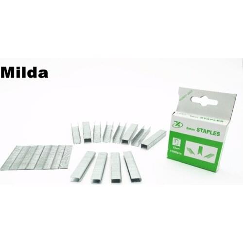 Wholesale 3 in 1 1000pcs/box Staples For Stapler Wood Furniture Frame Nail Hand Tacker Stapler Asseccories Square Shape