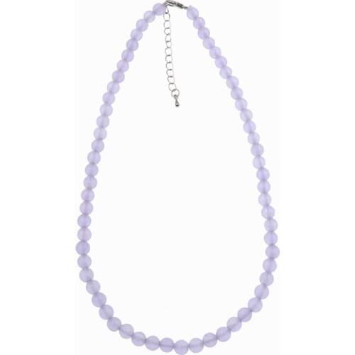 Romantic Natural Stone Crystal Beads Necklace Choker Short Chain Fashion Clavicle Neckalces for Women Gift Collar Jewelry 15"B31